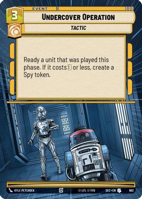 Undercover Operation (Hyperspace Foil)