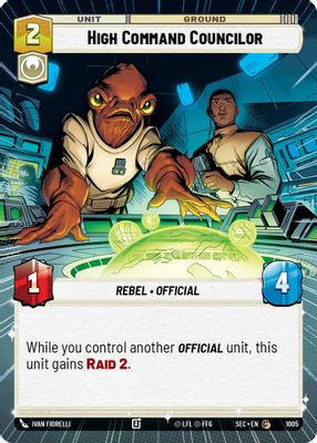High Command Councilor (Hyperspace Foil)