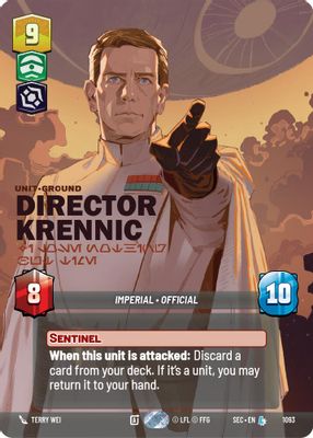 Director Krennic - I Lose Nothing But Time (Prestige Foil)
