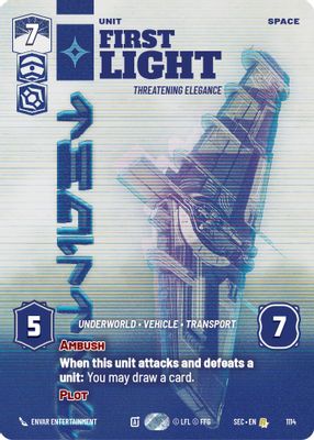 First Light - Threatening Elegance (Prestige Foil)