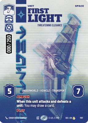 First Light - Threatening Elegance (Serialized)