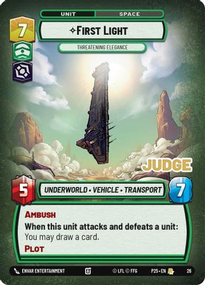 First Light - Threatening Elegance