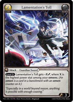 Lamentation's Toll