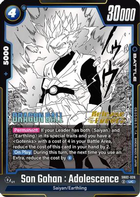 Son Gohan : Adolescence