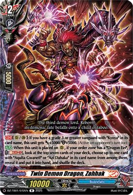 Twin Demon Dragon, Zahhak
