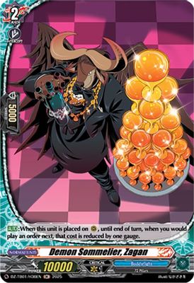 Demon Sommelier, Zagan (H)
