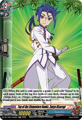 Top of the Elementary Ranks, Zanya Kisaragi (H)