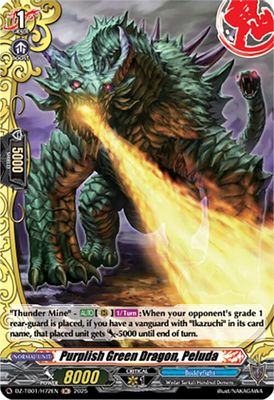 Purplish Green Dragon, Peluda (H)