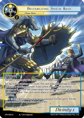 Destabilizing Shield Bash