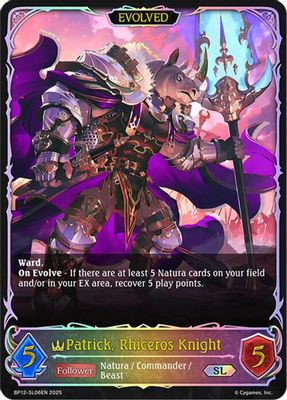 Patrick, Rhiceros Knight (Evolved) (SL)