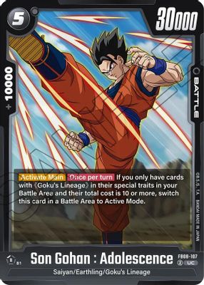 Son Gohan : Adolescence - FB08-107