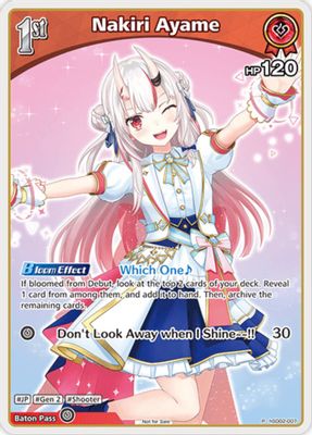 Nakiri Ayame (P) (hSD02-007)