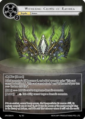 Withering Crown of Ravidra