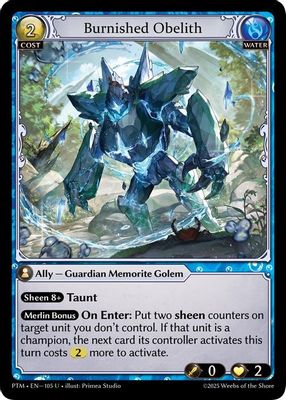 Burnished Obelith (Curio Foil)