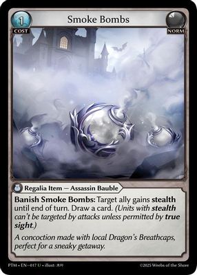 Smoke Bombs (Curio Foil)
