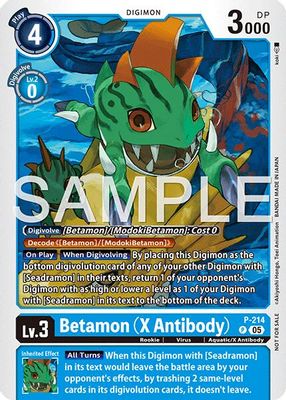 Betamon (X Antibody) (Official Store Tournament 2026 Vol. 1)