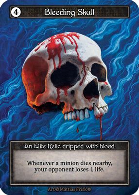 Bleeding Skull (Foil)