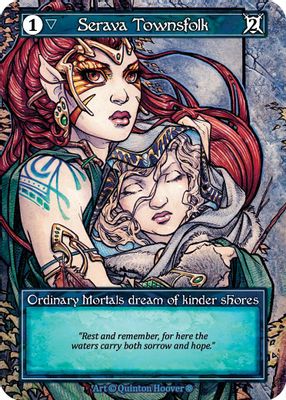 Serava Townsfolk (Foil)