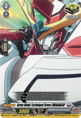 Brave Blade Technique! Brave ZUBAAAASH!