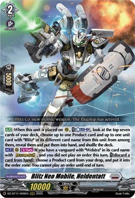 Blitz Neo Mobile, Heldentatt