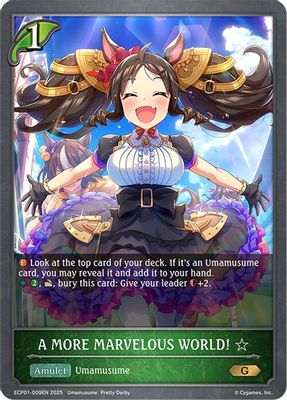 A MORE MARVELOUS WORLD!