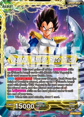 Vegeta // Vegeta, Warrior Race Pride