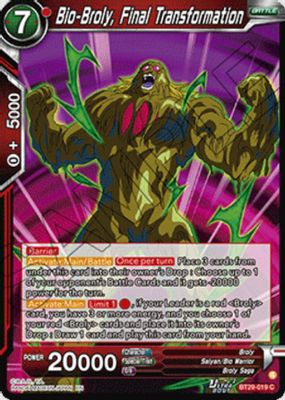 Bio-Broly, Final Transformation
