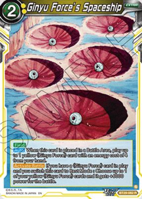 Ginyu Force’s Spaceship