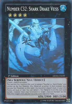 Number C32: Shark Drake Veiss (Ghost Rare)