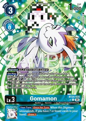 Gomamon (Box Topper)