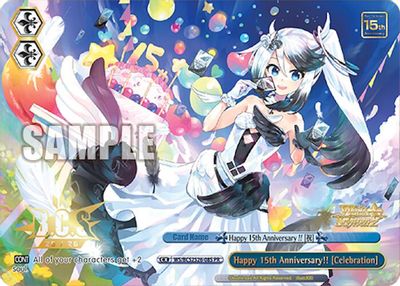 Happy 15th Anniversary!! [Celebration] (Foil)