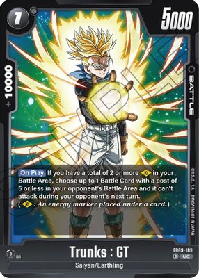 Trunks : GT - FB09-109