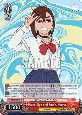 Peace Sign and Smile, Momo