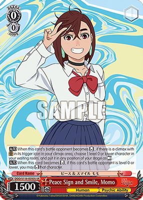 Peace Sign and Smile, Momo (SR)