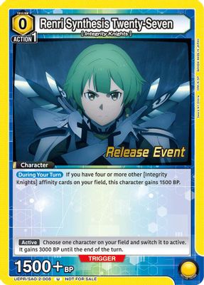 Renri Synthesis Twenty-Seven