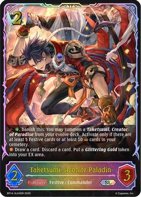 Taketsumi, Aconite Paladin (SL)