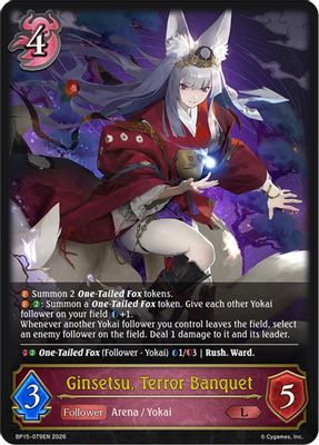Ginsetsu, Terror Banquet