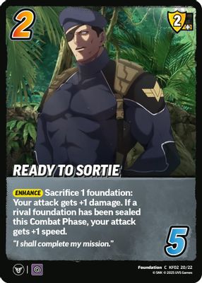 Ready to Sortie