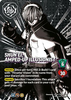 Shun'Ei, Amped-Up Illusionist (Alternative Art)