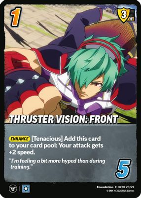 Thruster Vision: Front