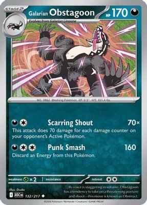 Galarian Obstagoon - 132/217