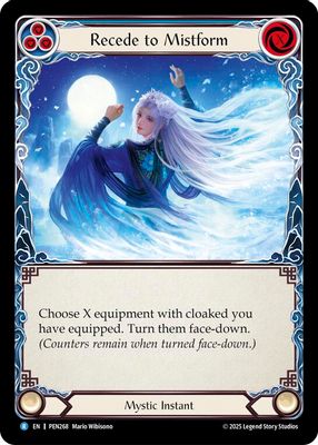 Recede To Mistform (Blue)