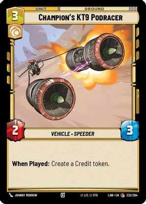 Champion's KT-9 Podracer