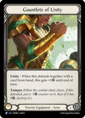 Gauntlets of Unity