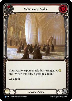 Warrior's Valor (Red)
