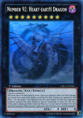 Number 92: Heart-eartH Dragon (Ghost Rare)