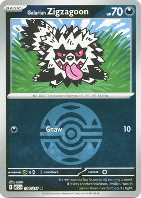 Galarian Zigzagoon (Dusk Ball)