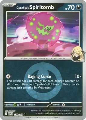 Cynthia's Spiritomb - 133/217 (Energy Symbol Pattern)