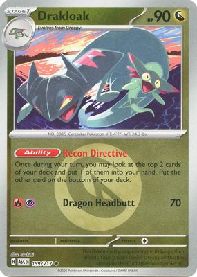 Drakloak - 159/217 (Energy Symbol Pattern)