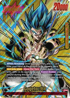 Gogeta : BR - FB09-001 (Super Alternate Art)